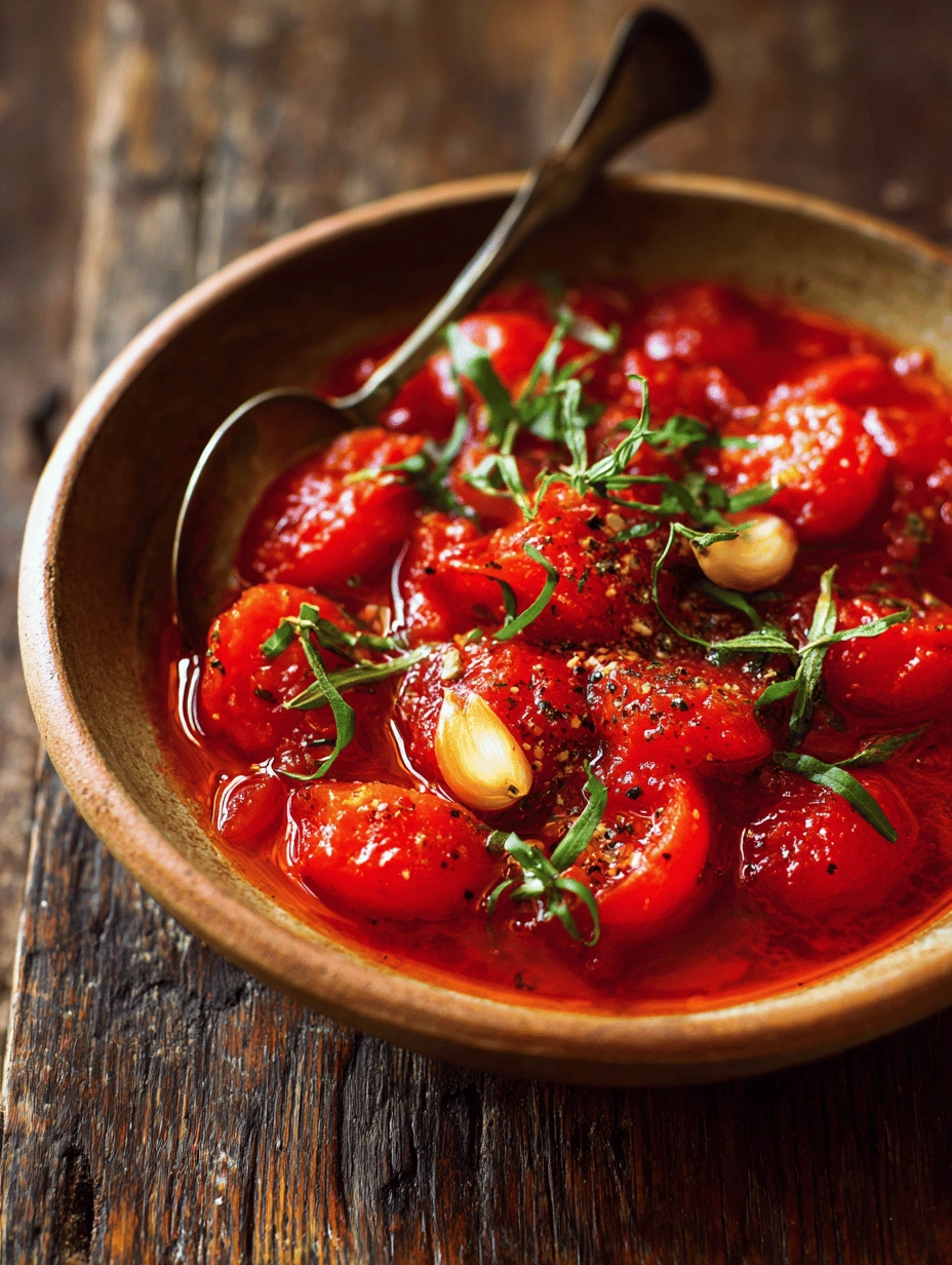 Classic Italian Tomato Sauce: Rustic Slow-Cooked Flavor - Image 2