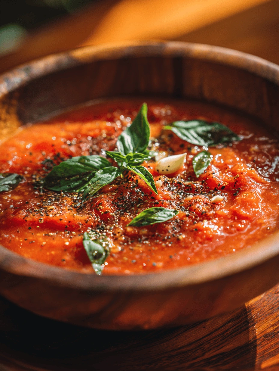 Classic Italian Tomato Sauce: Rustic Slow-Cooked Flavor - Image 1