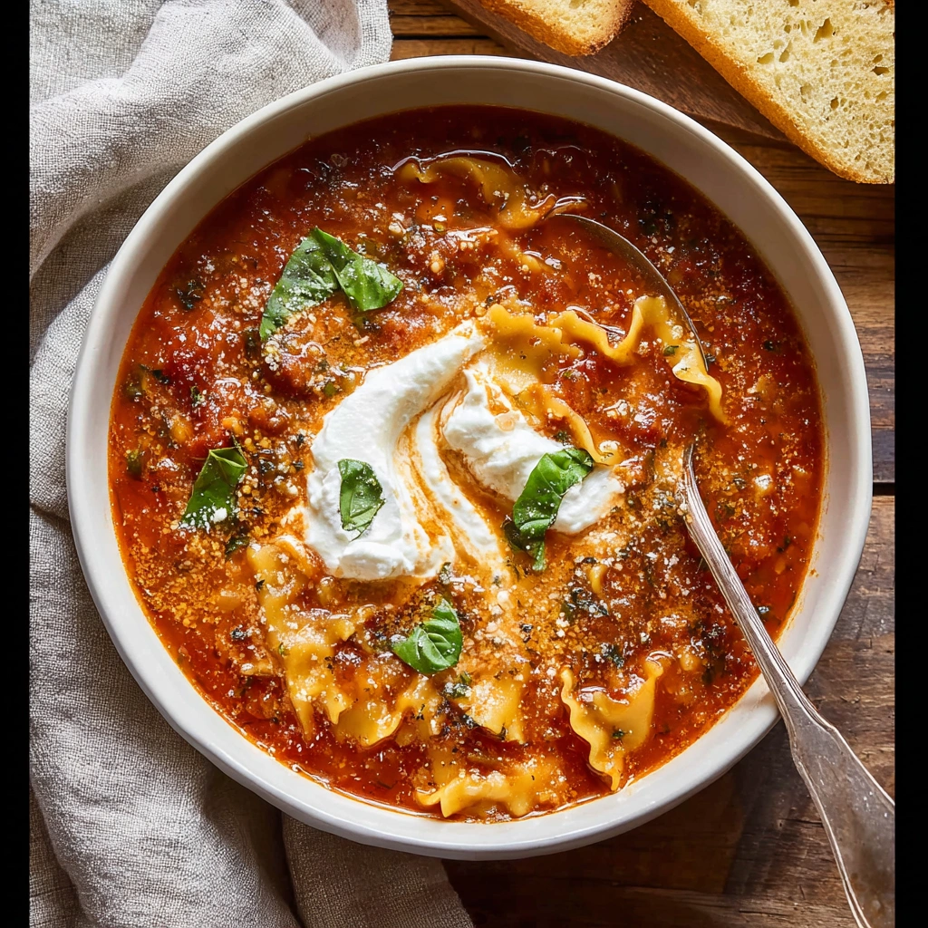 Rich Lasagna Soup: Savory One-Pot Pasta Comfort - Image 1