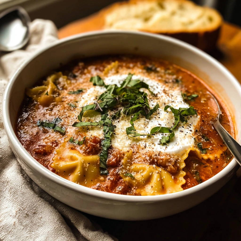 Creamy Lasagna Soup: A Bowl of Heartwarming Comfort - Image 1