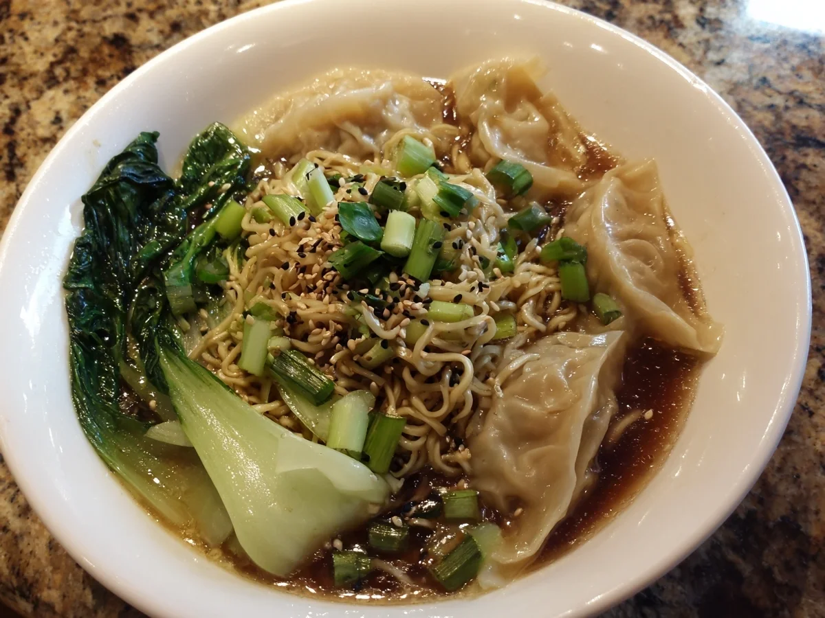 30-Minute Easy Potsticker Noodle Bowls - Image 1