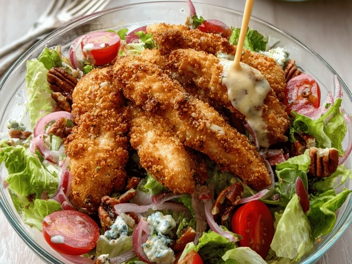 Air Fried Chicken Tender Salad: My Go-To Easy Meal - Image 2