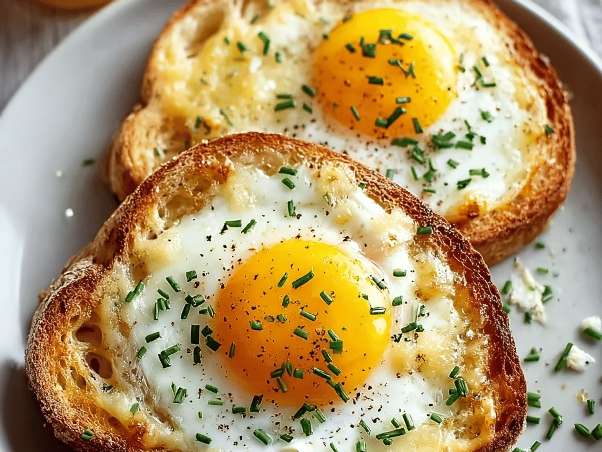 Air Fryer Egg and Cheese Toast: Quick & Cheesy Bites - Image 1