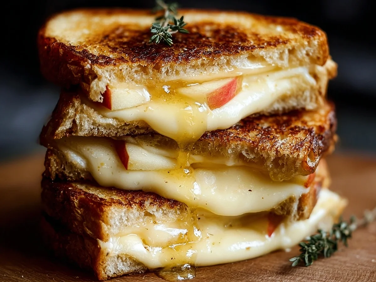 Apple Brie Grilled Cheese Sandwich Recipe - Image 1