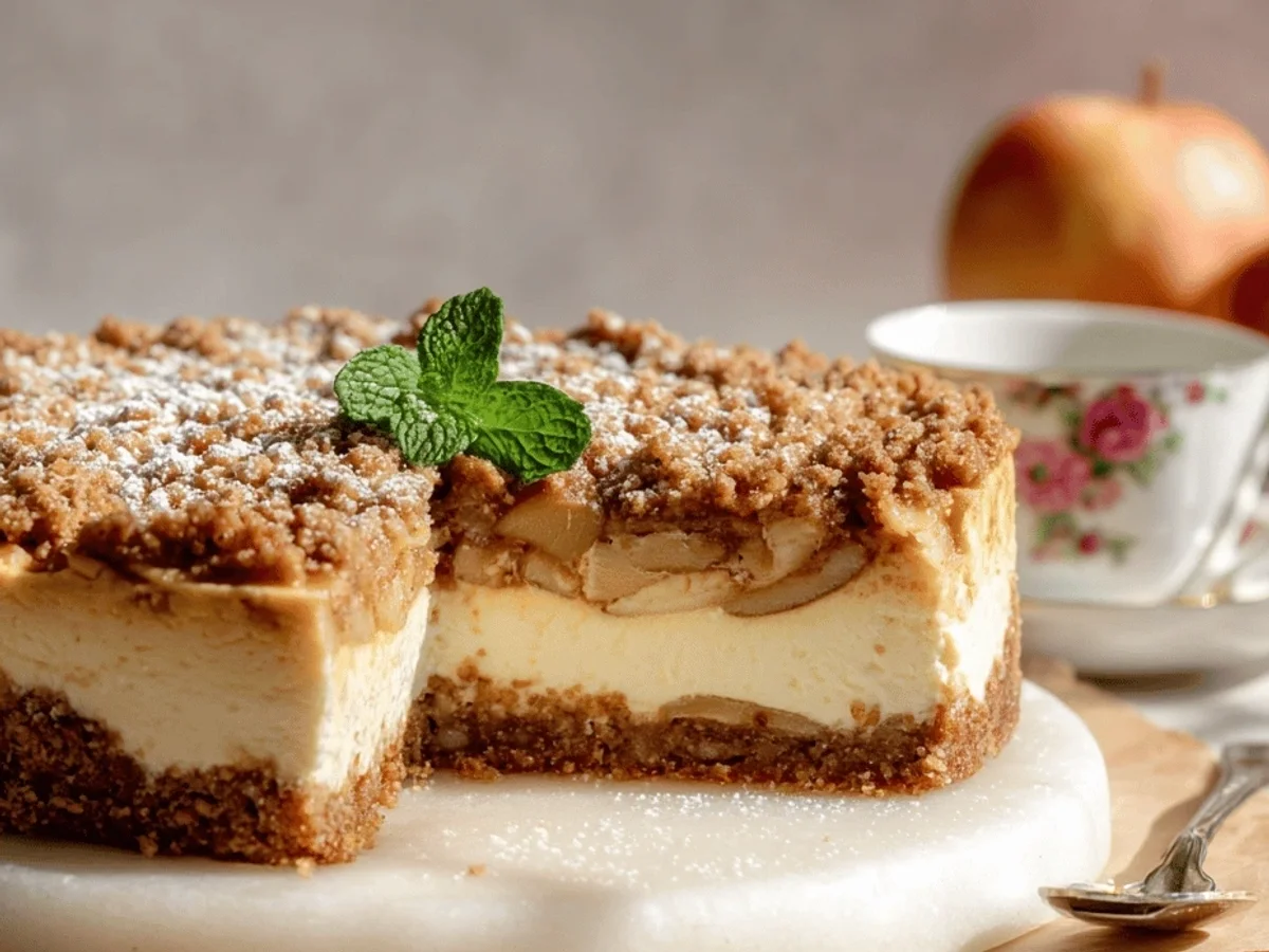 Apple Crumble Cheesecake Recipe: My Favorite Fall Treat - Image 1