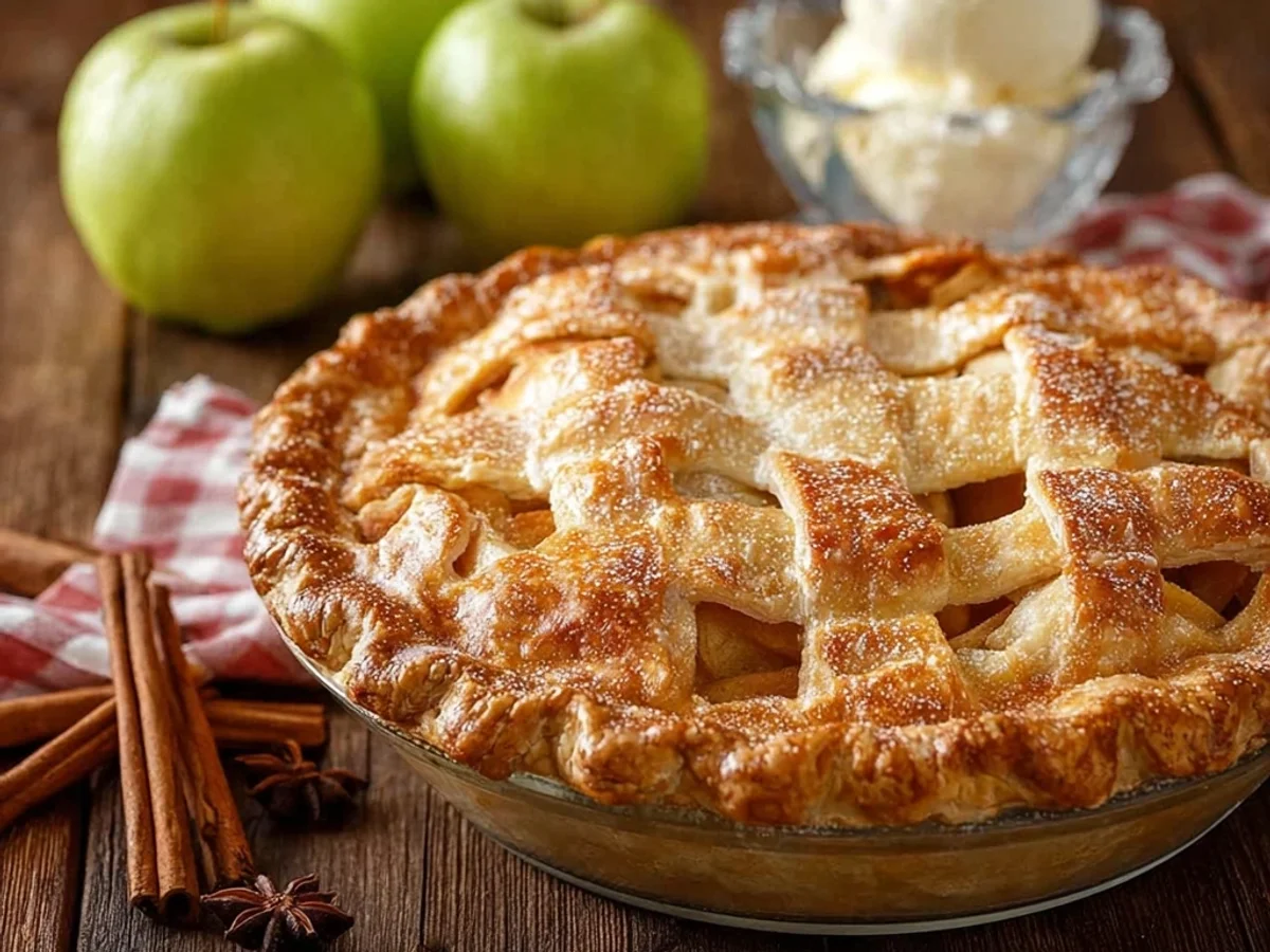 Apple Pie: Homestyle Flaky Crust, Tender Apples - Image 2