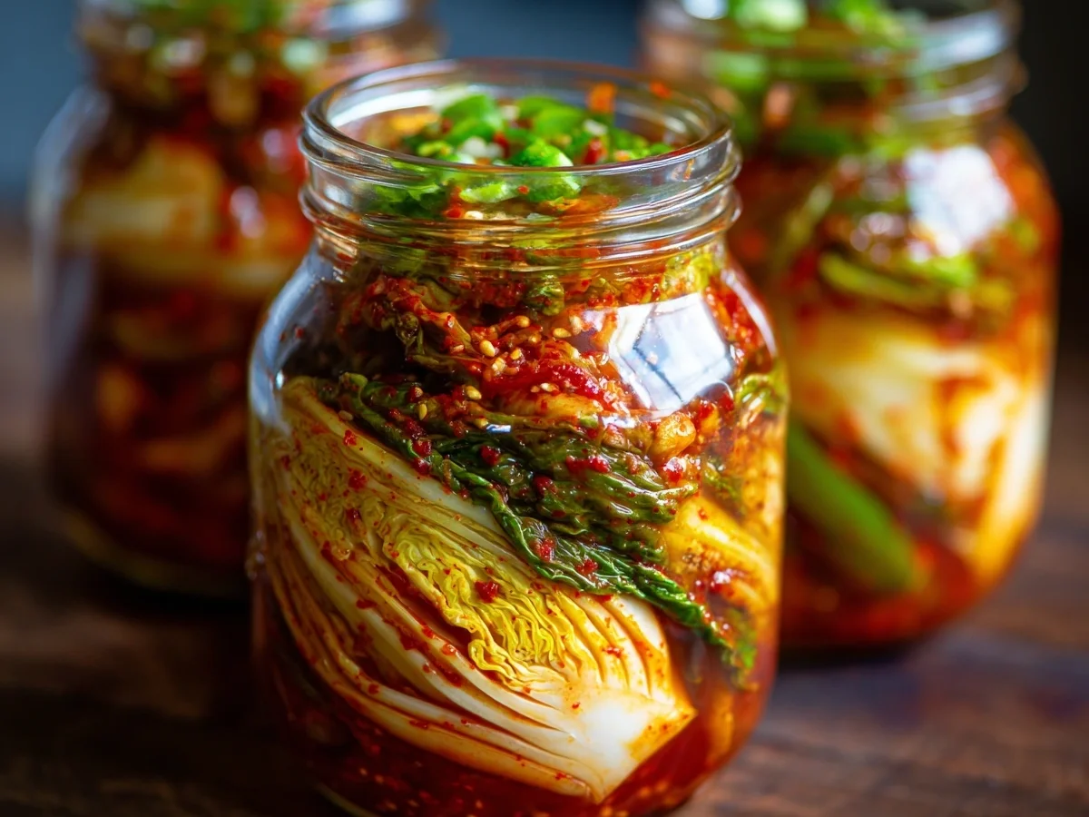 Authentic Korean Kimchi: Fermented Cabbage Recipe - Image 1