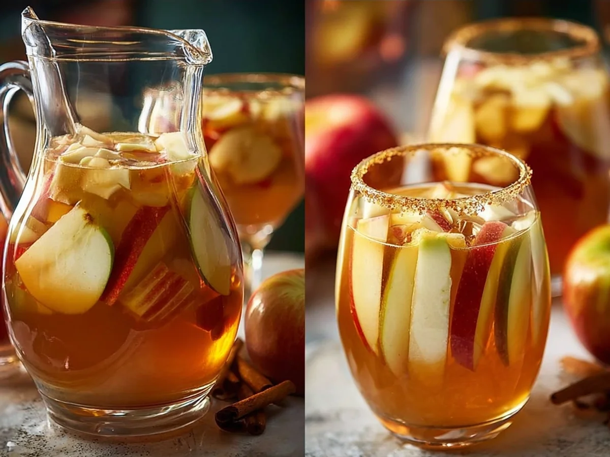 Autumn Caramel Apple Cider Sangria Recipe - Image 1