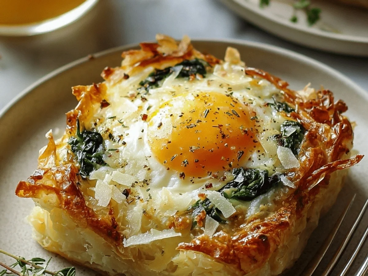 Baked Eggs Napoleon: Easy Brunch Perfection - Image 1