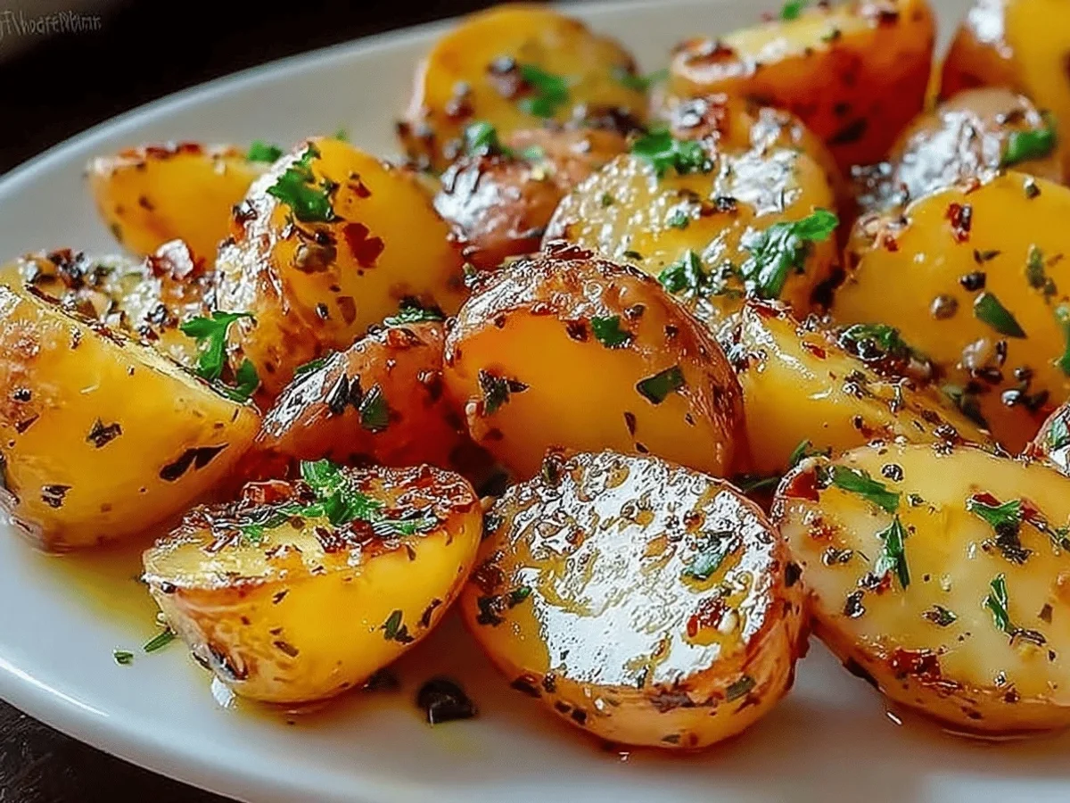 Baked Garlic Butter Potatoes Recipe - Image 2