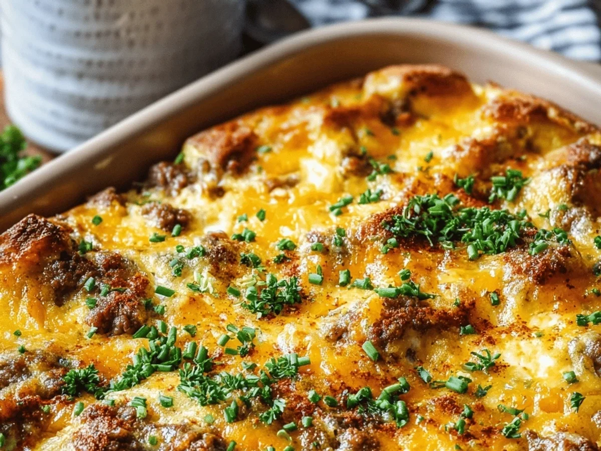 Beef Breakfast Casserole: Easy, Hearty & Delicious - Image 1