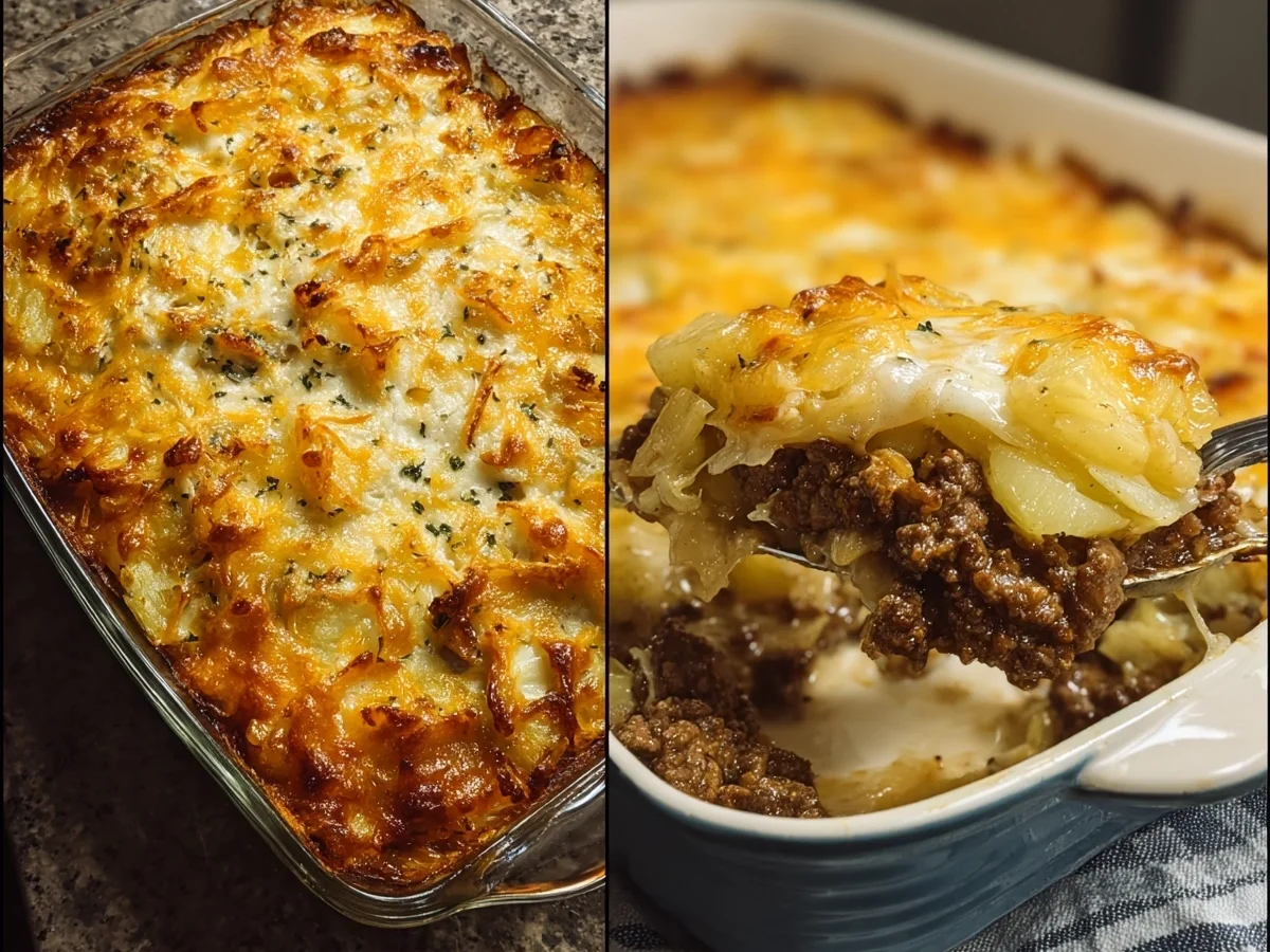 Beef & Sauerkraut Pineapple Casserole Bake - Image 2