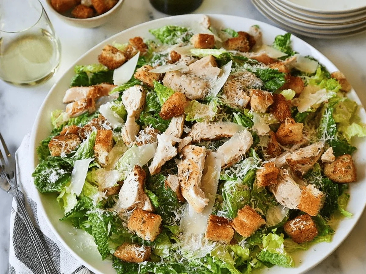Best Chicken Caesar Salad Recipe for a Fresh, Flavorful Meal - Image 2