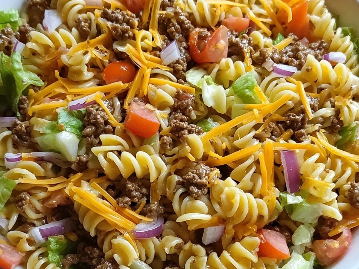 Big Mac Ground Beef Pasta Salad - Image 1