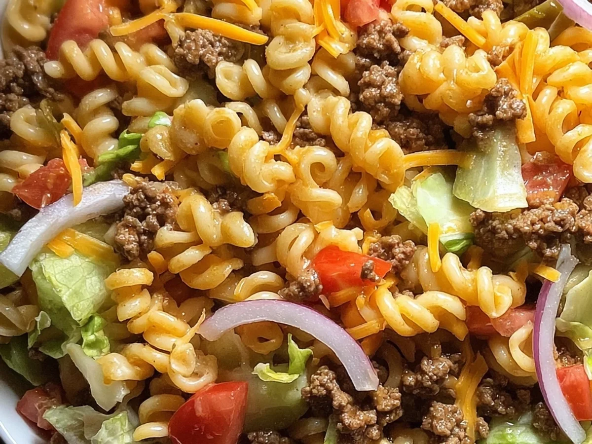 Big Mac Ground Beef Pasta Salad - Image 2