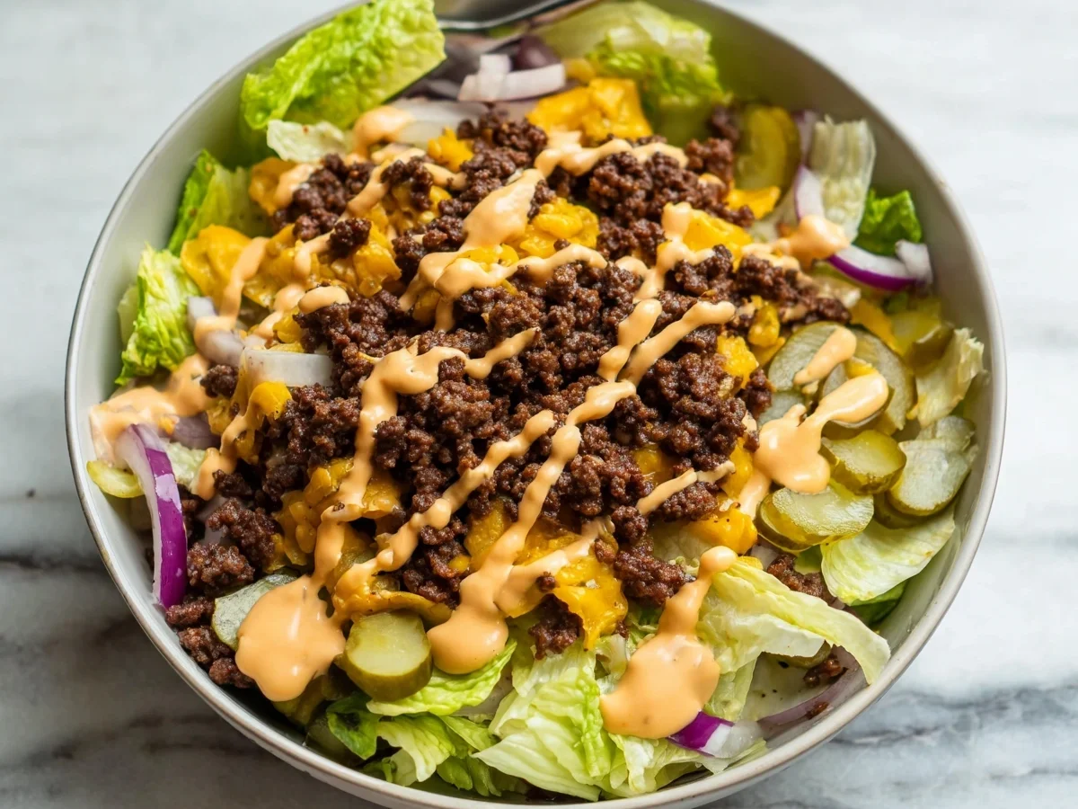 Big Mac Salad: Classic Flavor, No Bun Needed - Image 1