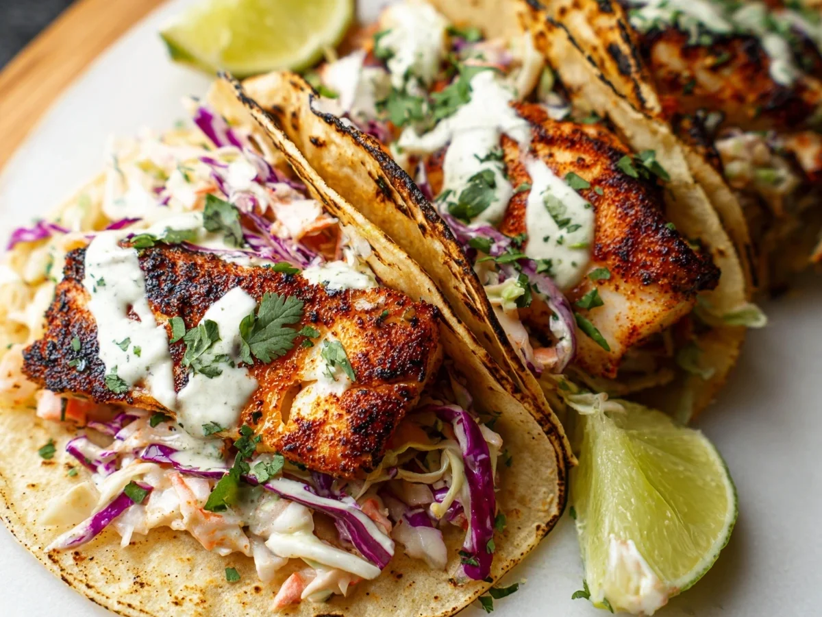 Blackened Fish Tacos: Spicy, Flavorful & Quick - Image 1