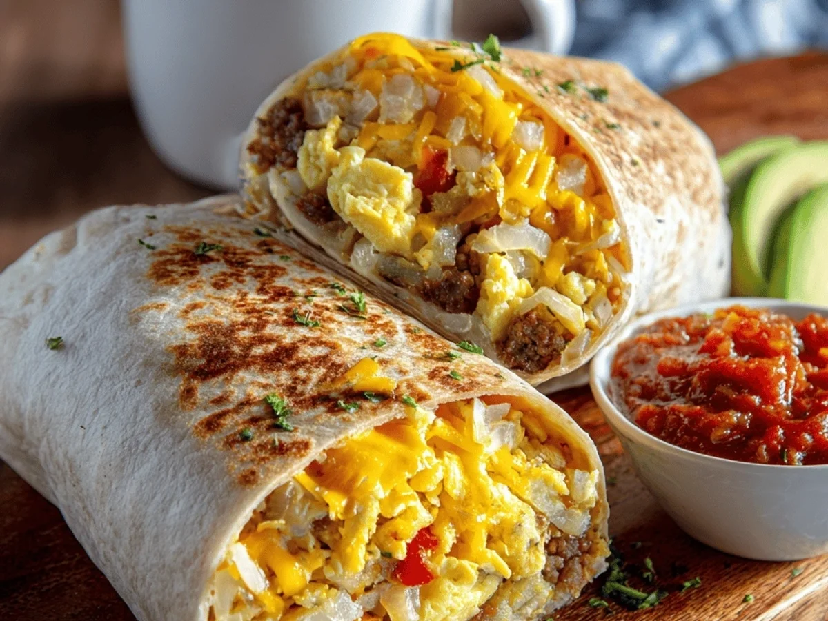 Breakfast Burrito with Hash Browns: My Easy Recipe! - Image 1
