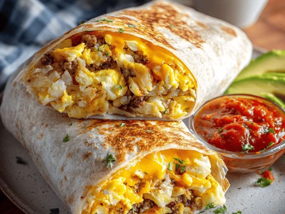 Breakfast Burrito with Hash Browns: My Easy Recipe! - Image 2