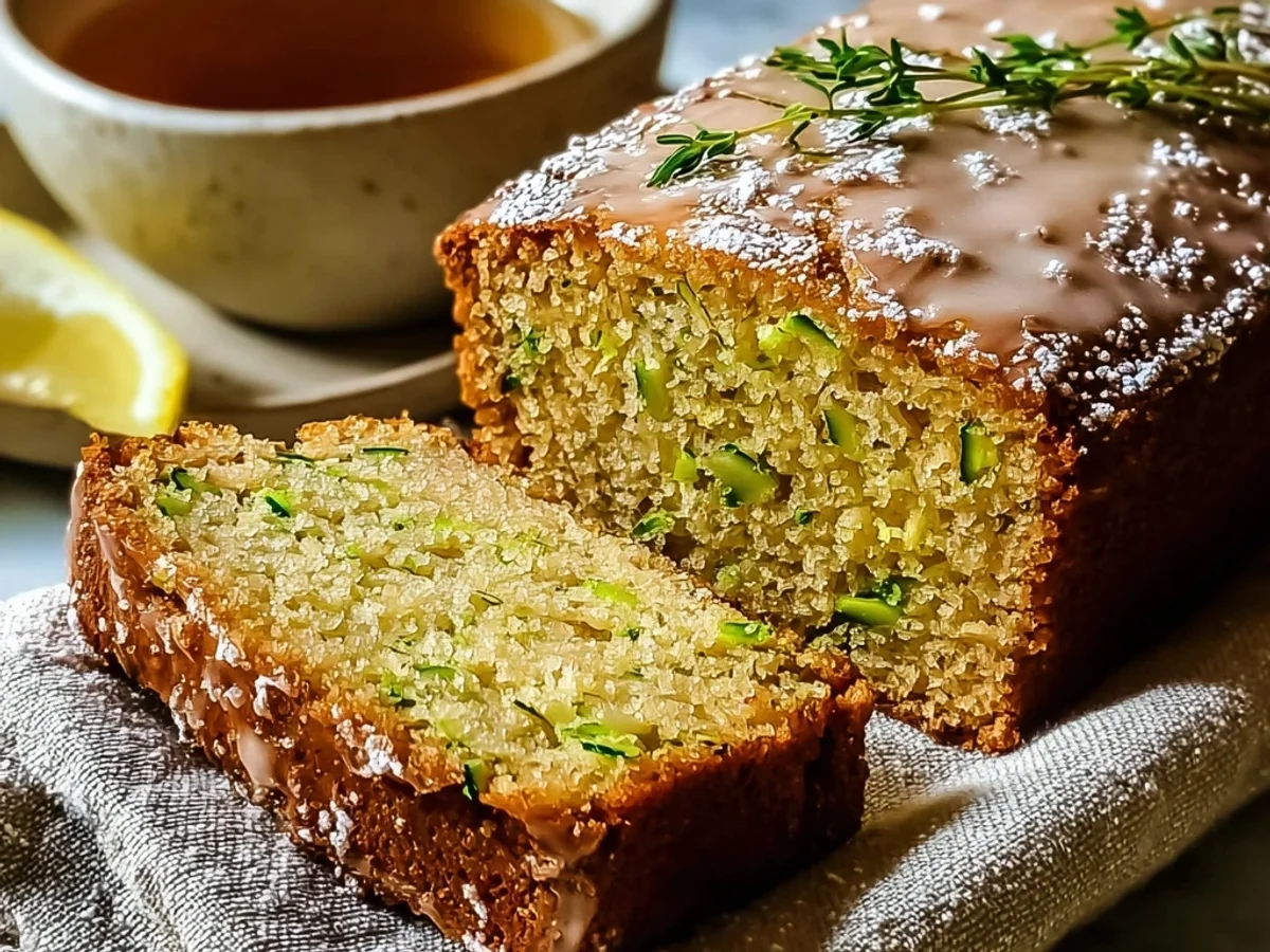 Bright Lemon Zucchini Bread: A Moist Loaf Recipe - Image 1