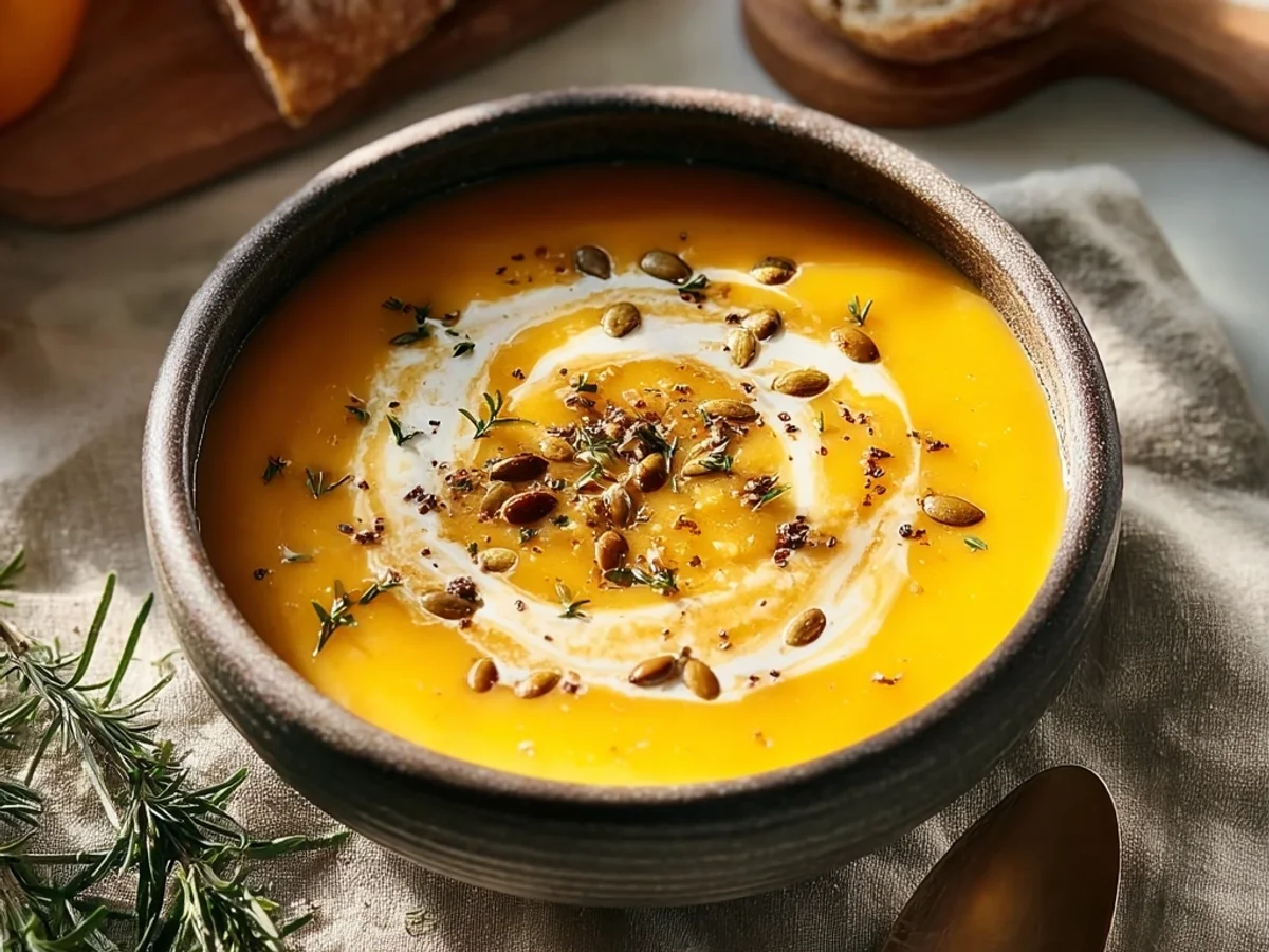 Butternut Squash Soup Recipe: Velvety Homemade Flavor - Image 1