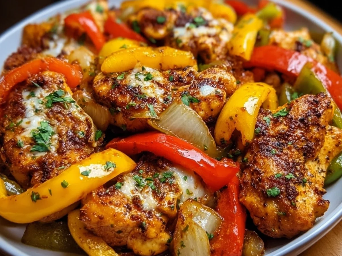 Cajun Chicken with Sweet Bell Peppers - Image 1