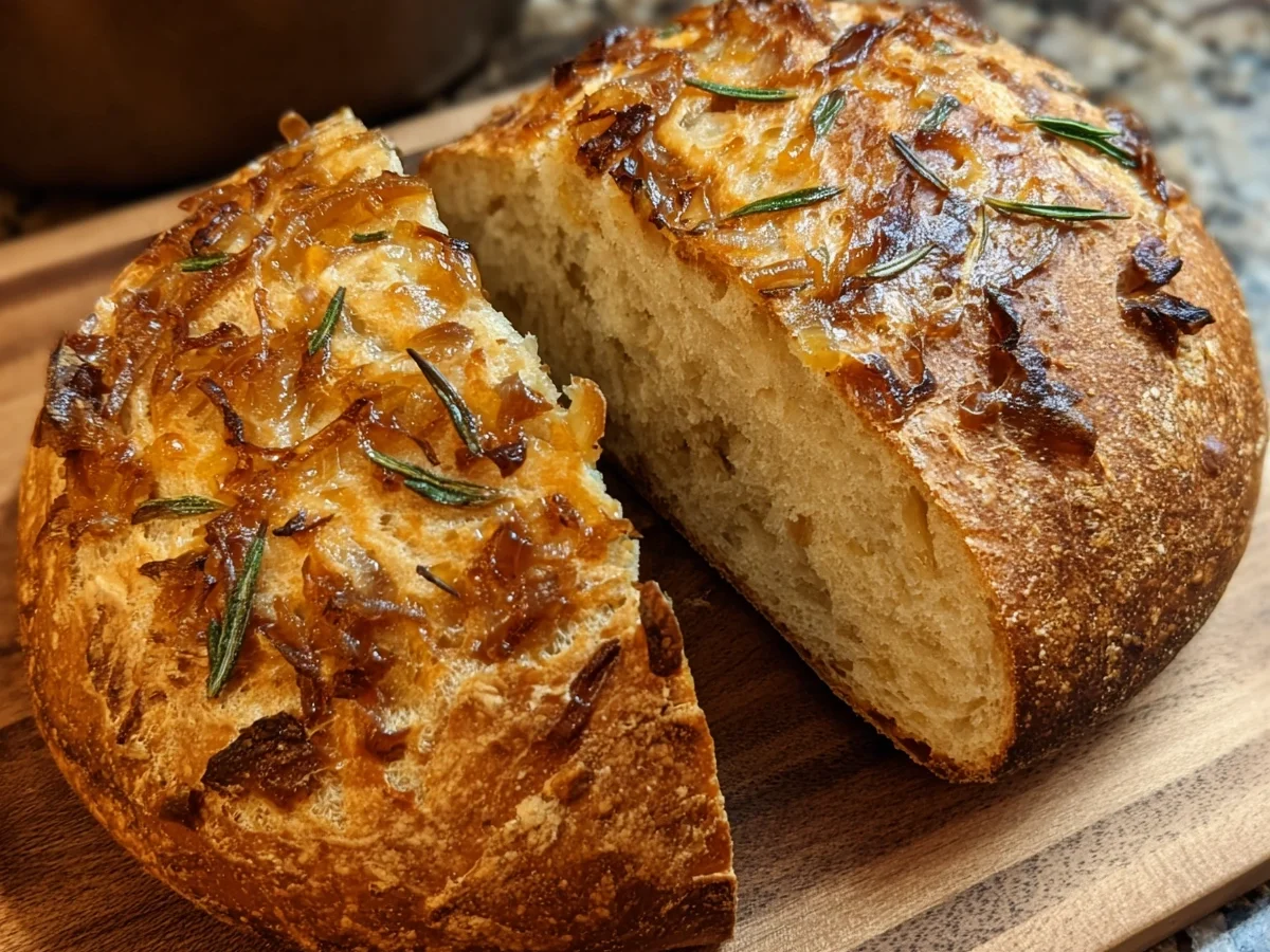 Caramelized Onion, Cheddar & Rosemary Sourdough - Image 2