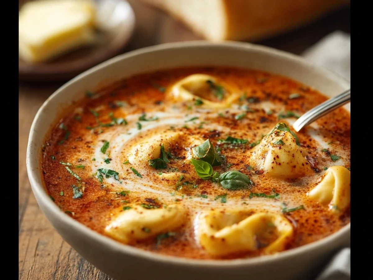 Cheesy Tomato Tortellini Soup: Quick Comfort Bowl - Image 2
