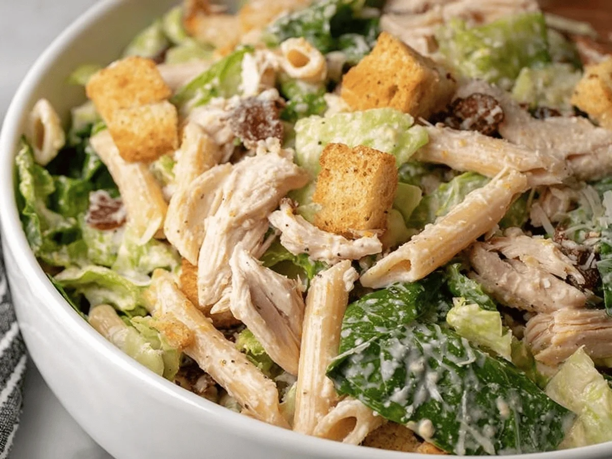 Chicken Caesar Pasta Salad: A Flavorful Fusion - Image 1