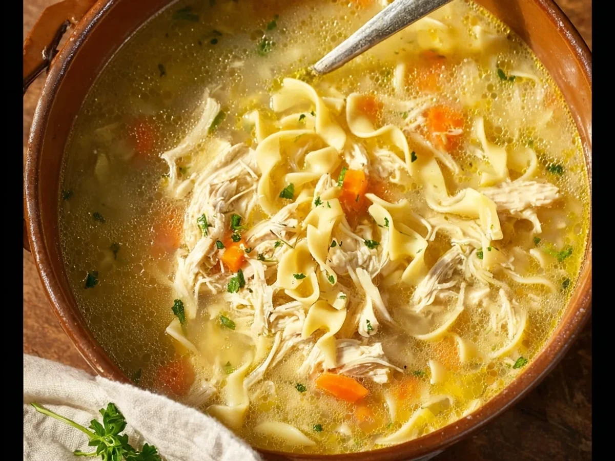 Chicken Noodle Soup: Homestyle, Rich & Tender - Image 2