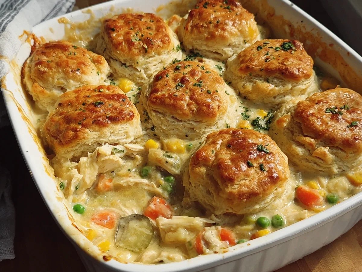 Chicken Pot Pie Casserole: Easy Homemade Recipe - Image 1