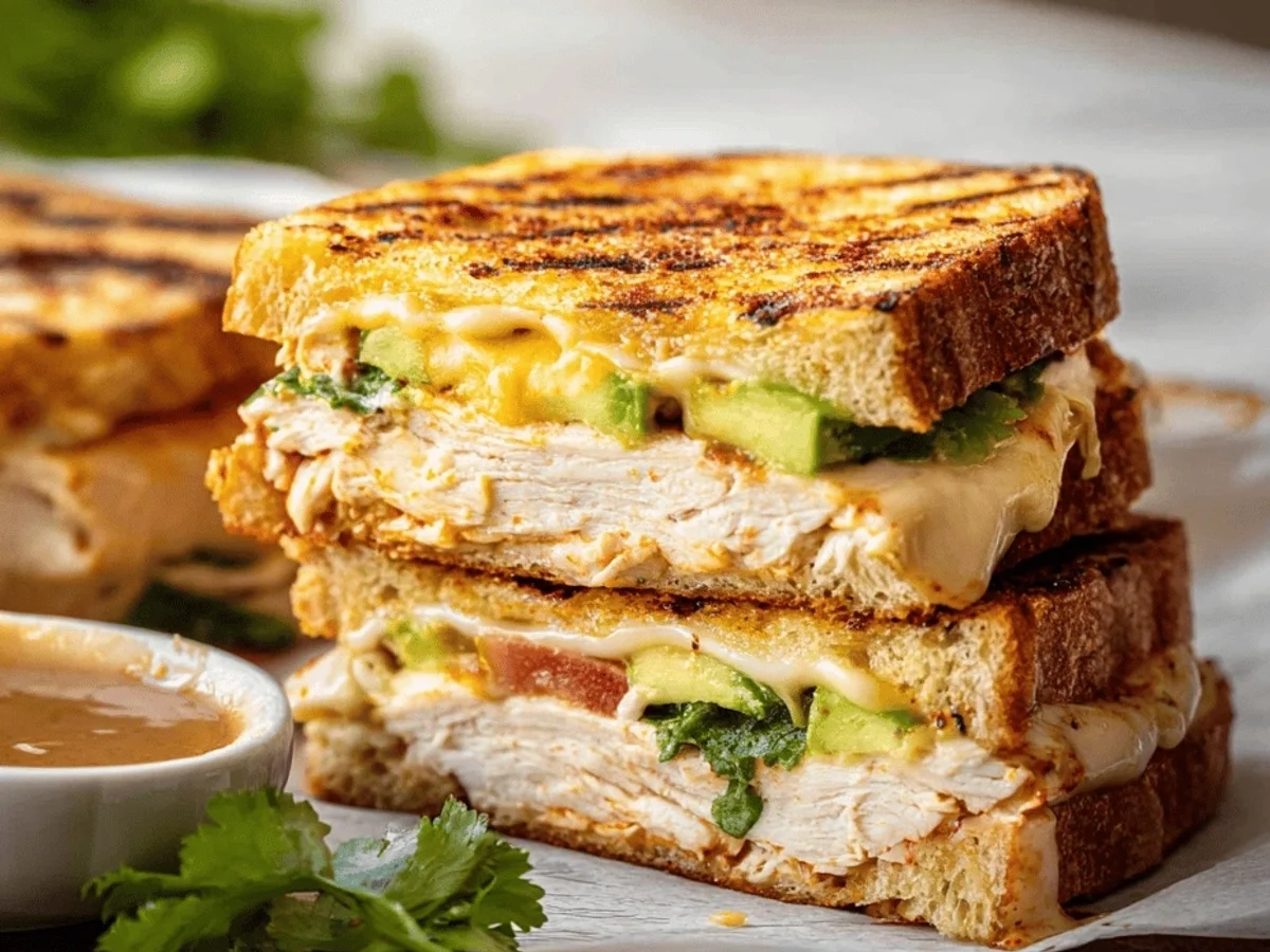 Chipotle Chicken Avocado Melt Sandwich - Image 1