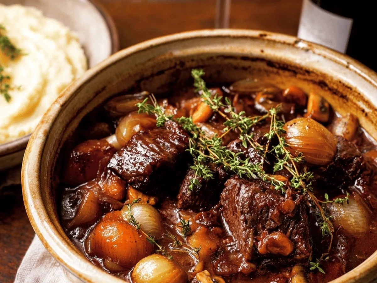 Classic Beef Bourguignon Recipe: A Cozy Night In - Image 1