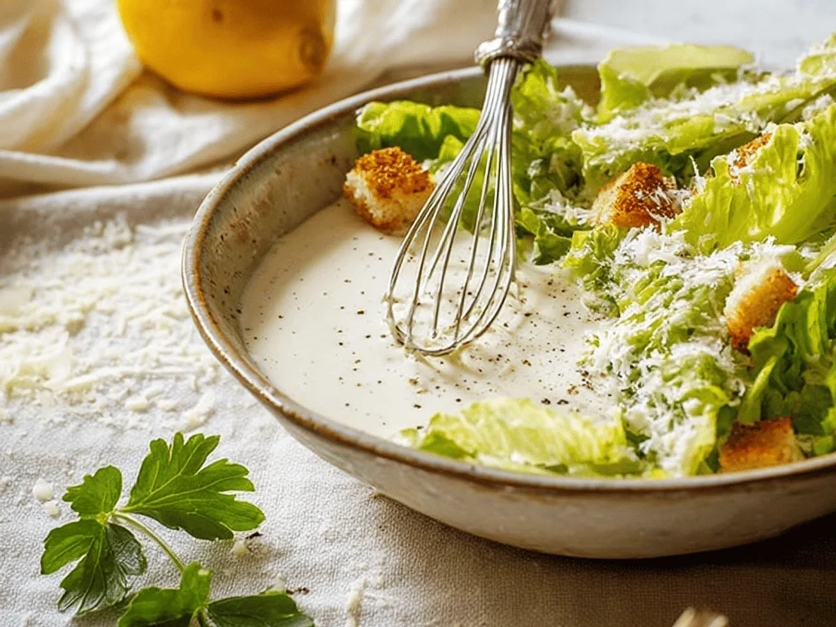 Classic Caesar Salad Dressing Recipe - Image 1