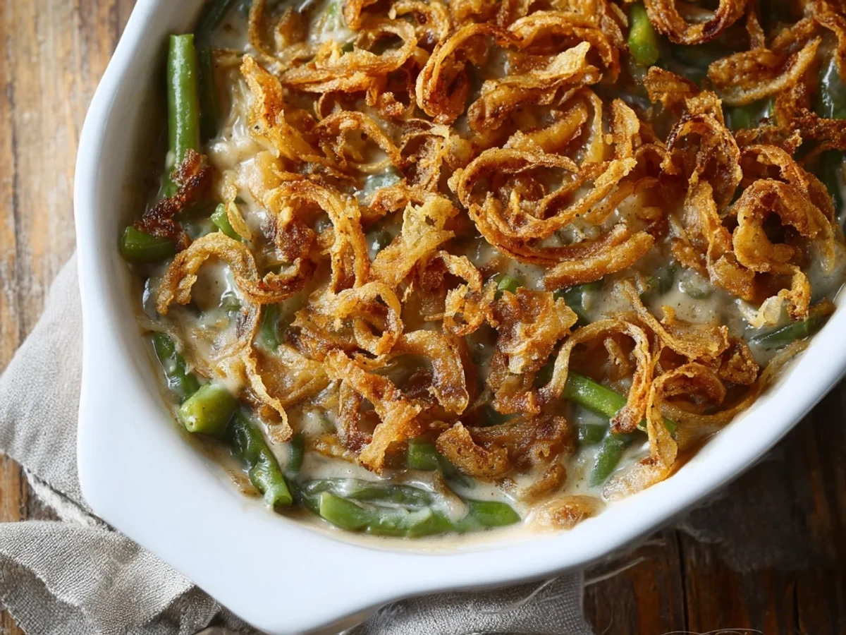 Classic Campbell's Green Bean Casserole: Homestyle Comfort - Image 2