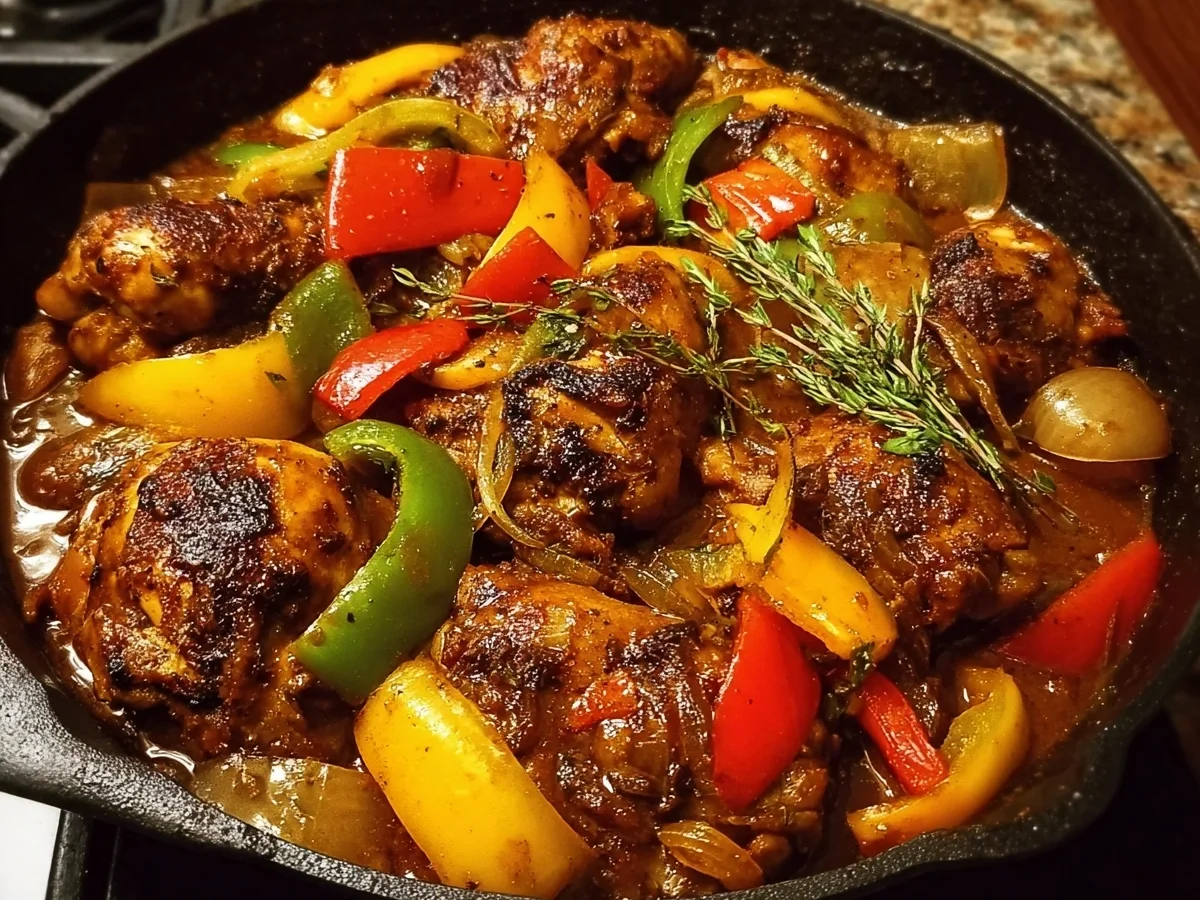 Classic Caribbean Brown Stew Chicken Recipe - Image 1
