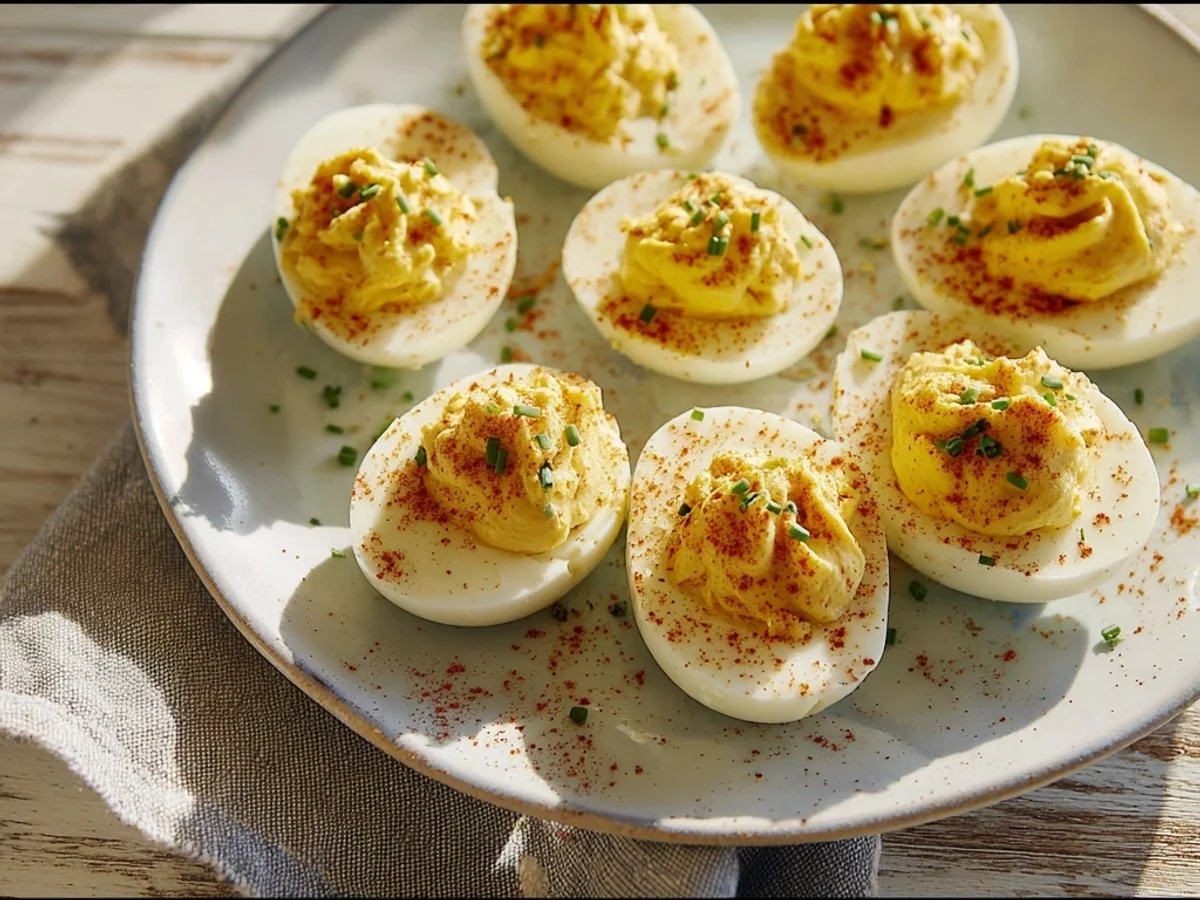 Classic Deviled Eggs: A Homestyle Favorite - Image 1