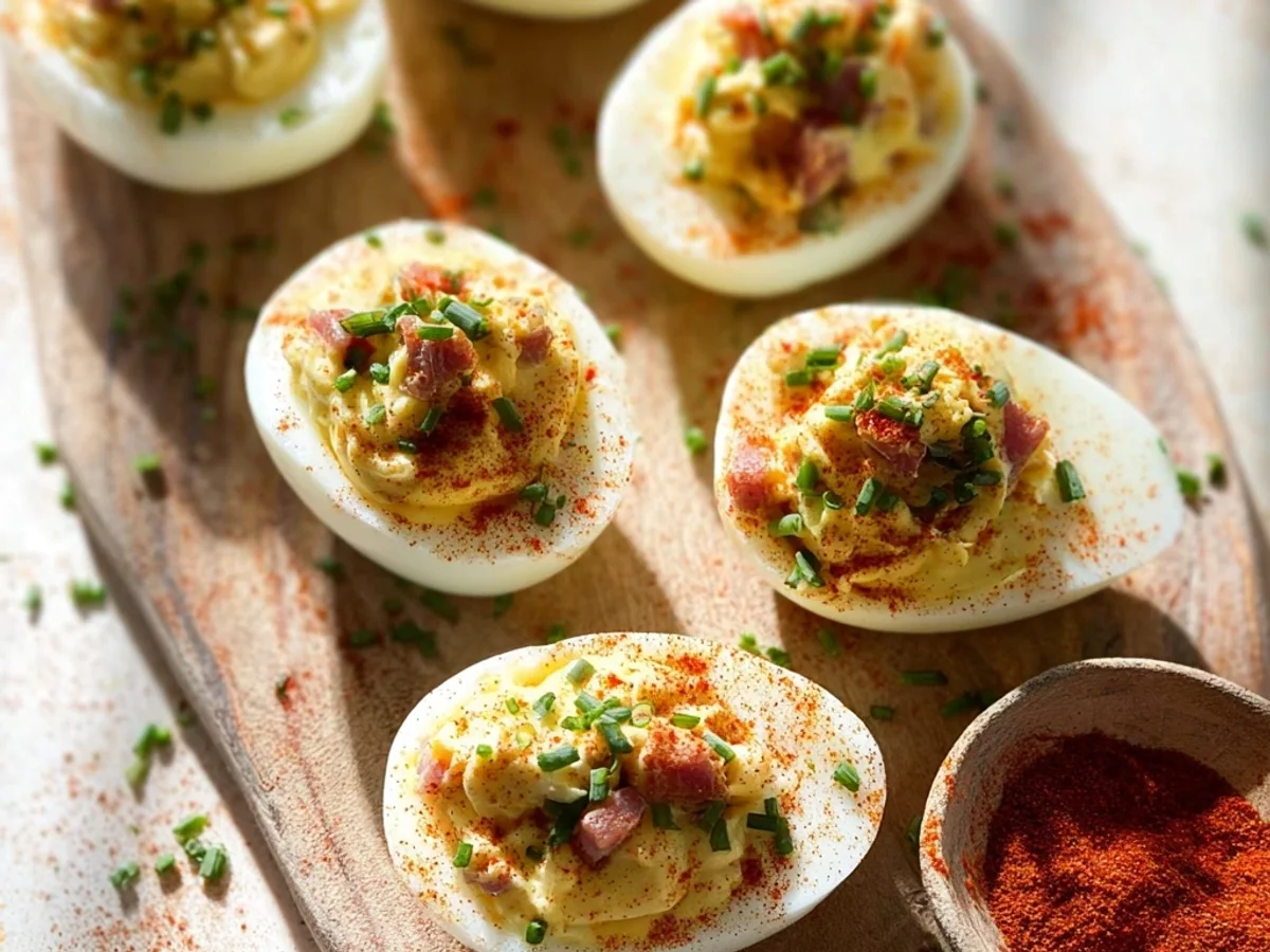 Classic Turkey Ham Deviled Eggs: A Family Favorite - Image 1