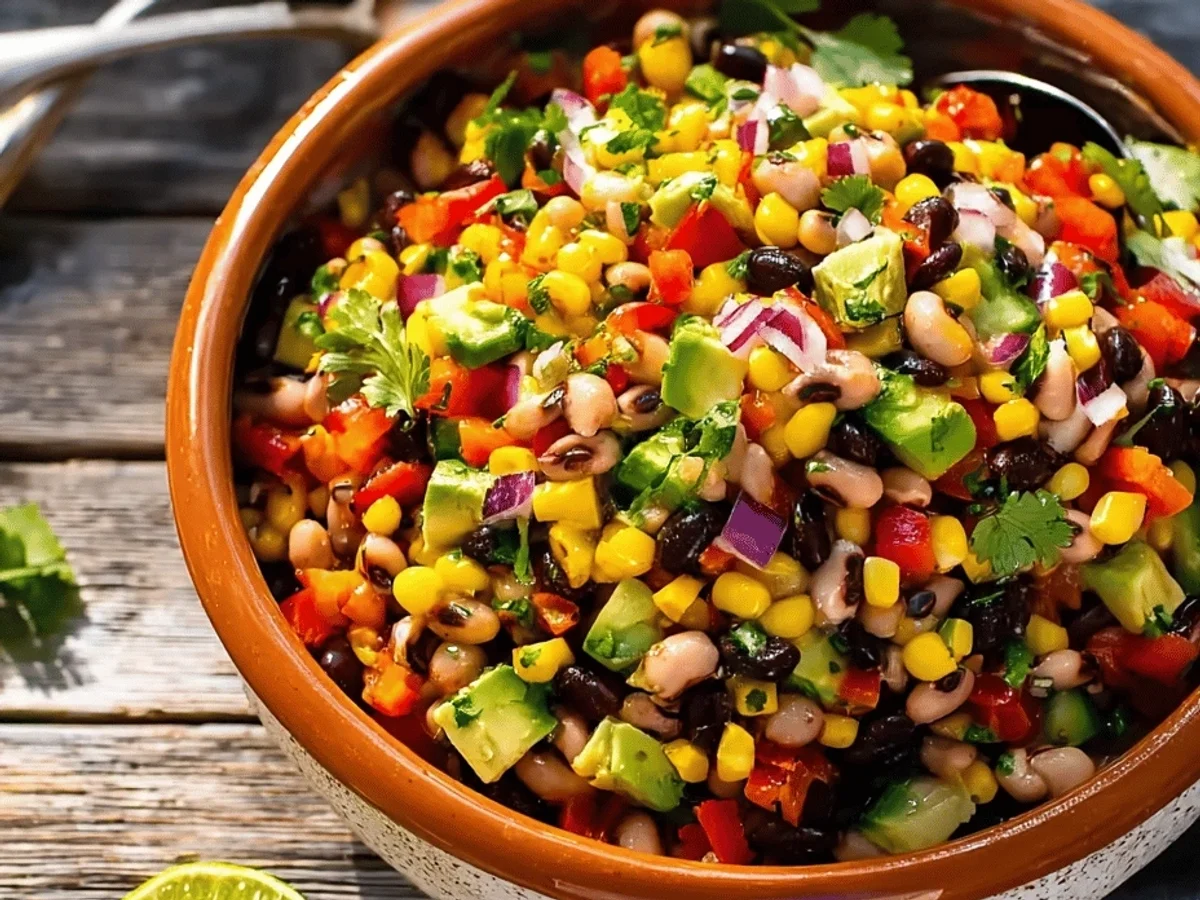 Cowboy Caviar Salad Recipe: Easy & Delicious! - Image 1