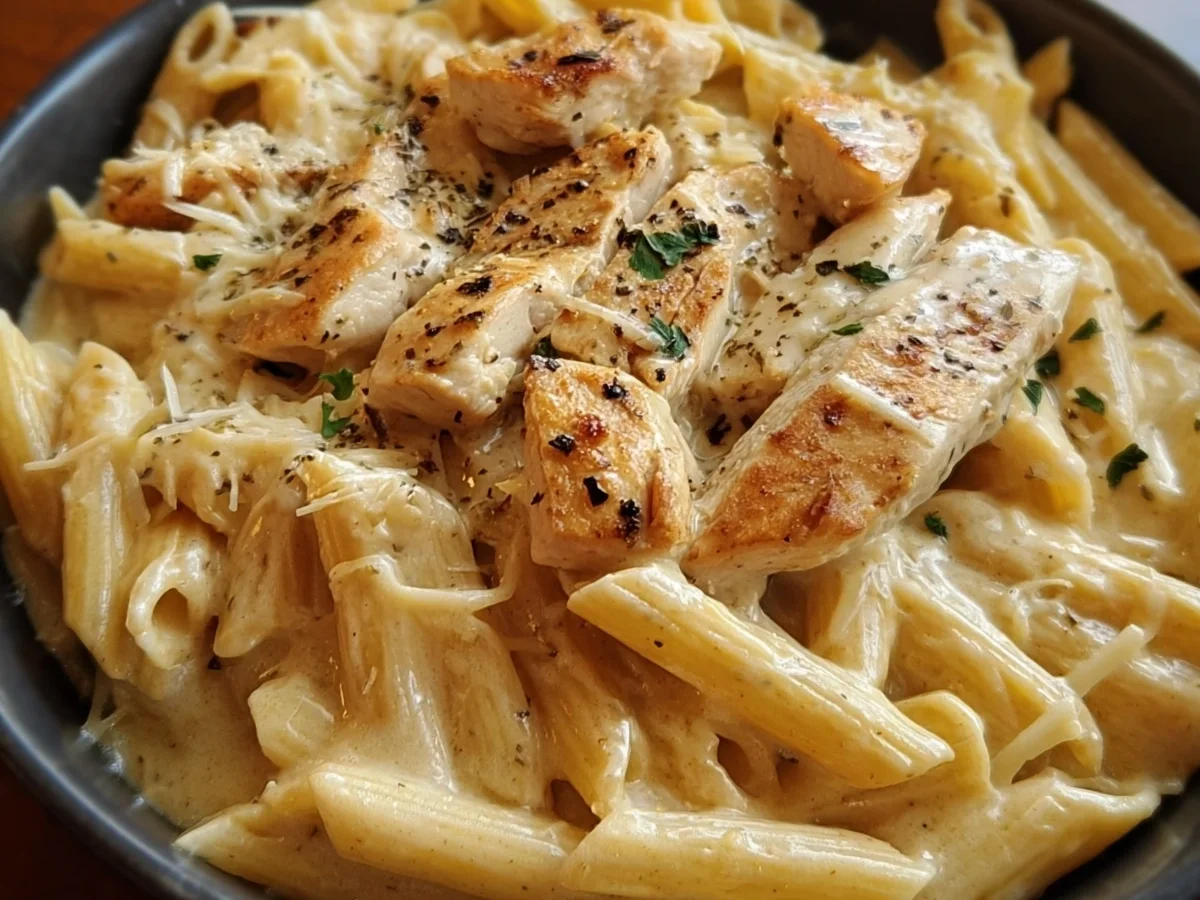 Crac Chicken Penne: Quick & Creamy American Pasta - Image 1