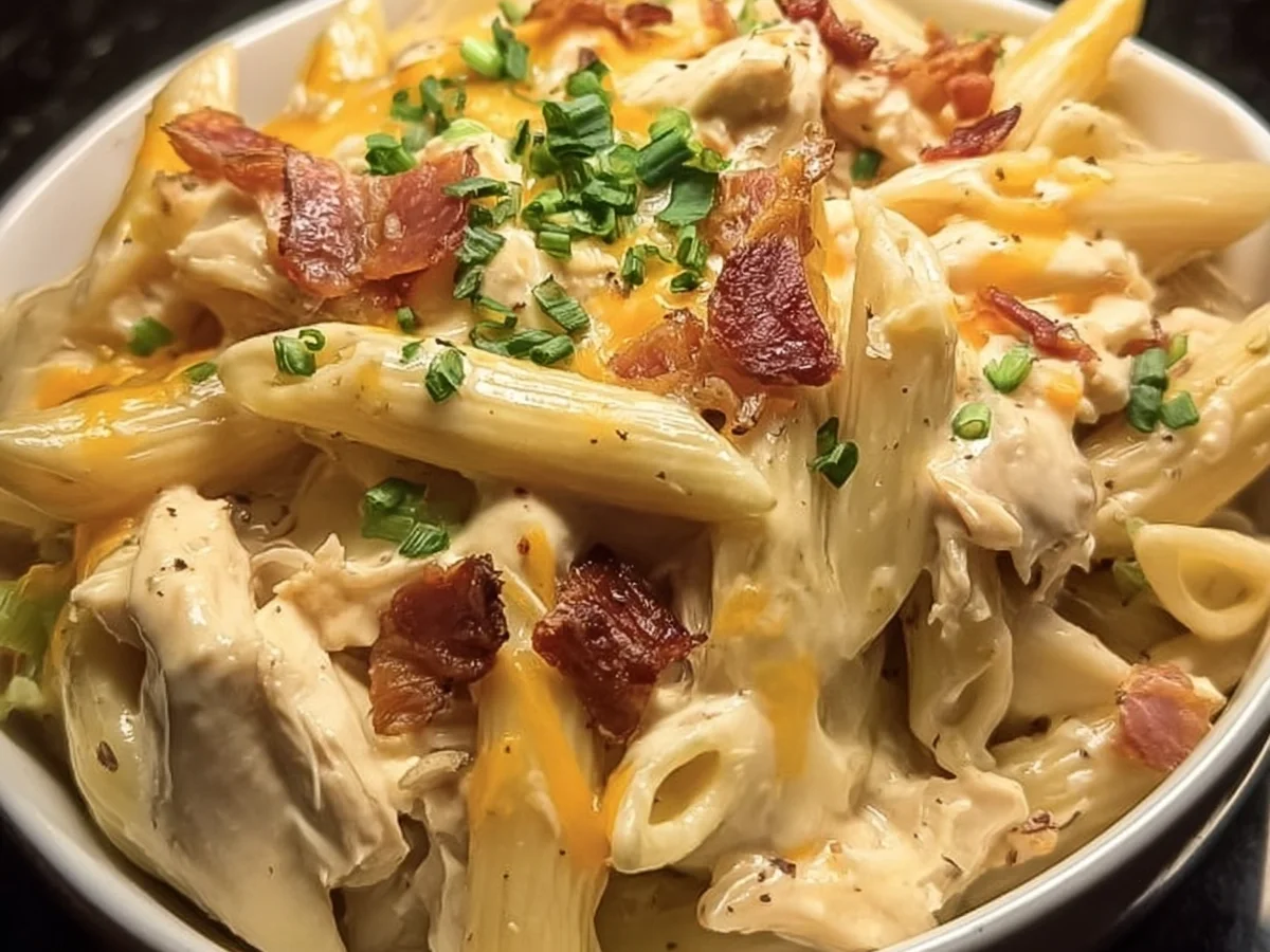 Crack Chicken Penne: Creamy Pasta with Ranch & Bacon - Image 2
