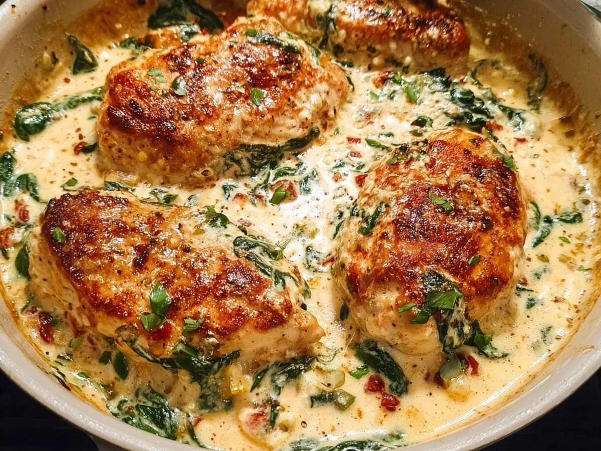 Creamy Baked Chicken Breasts with Garlic Herb Sauce - Image 1