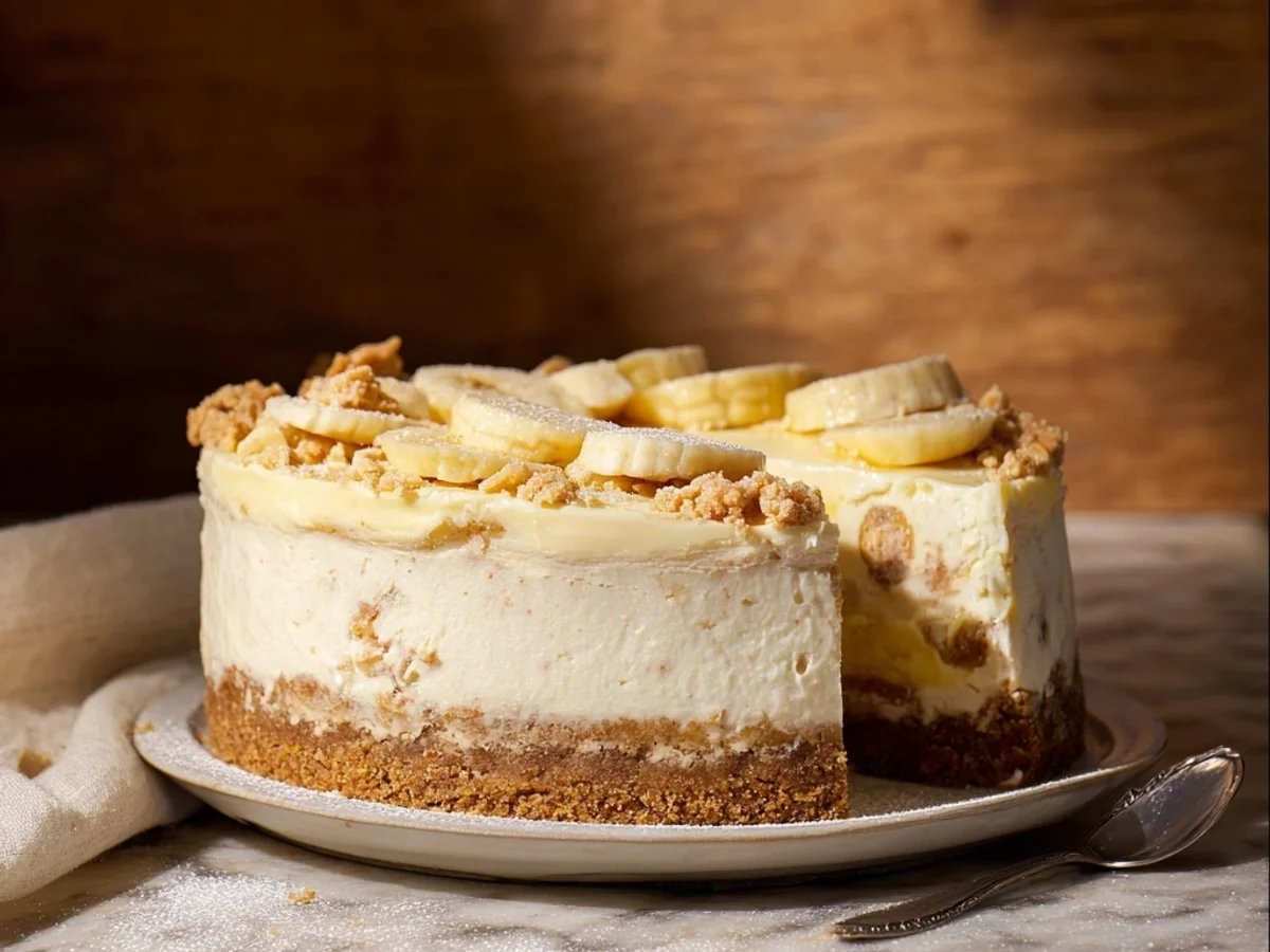 Creamy Banana Pudding Cheesecake Recipe: A Homestyle Twist - Image 1