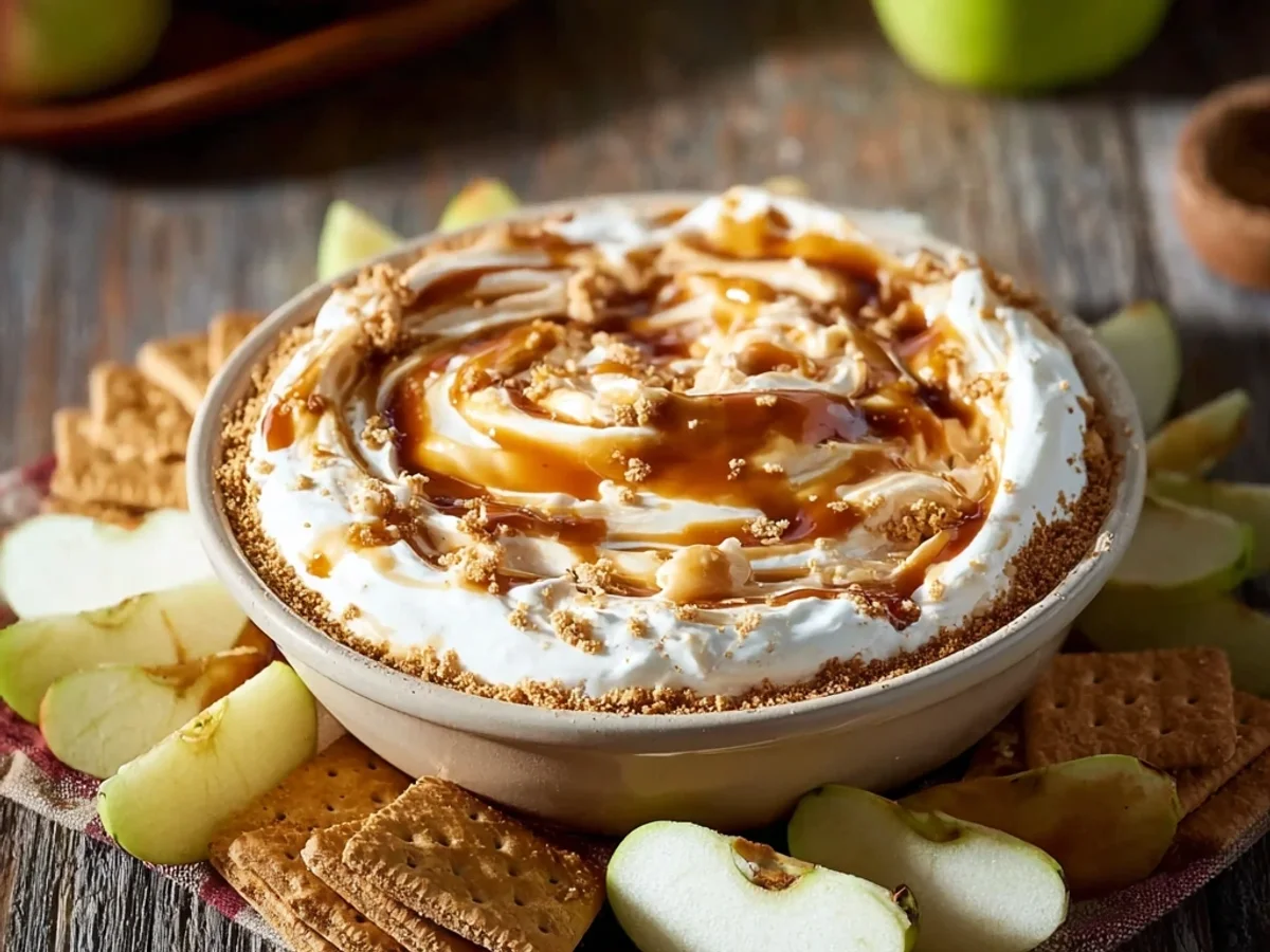 Creamy Caramel Apple Cheesecake Dip Recipe - Image 2