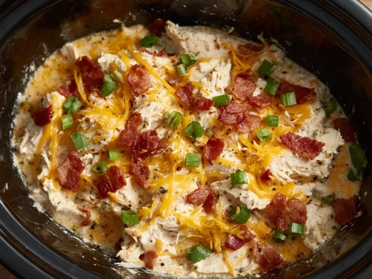 Creamy Crockpot Crack Chicken Dinner - Image 1