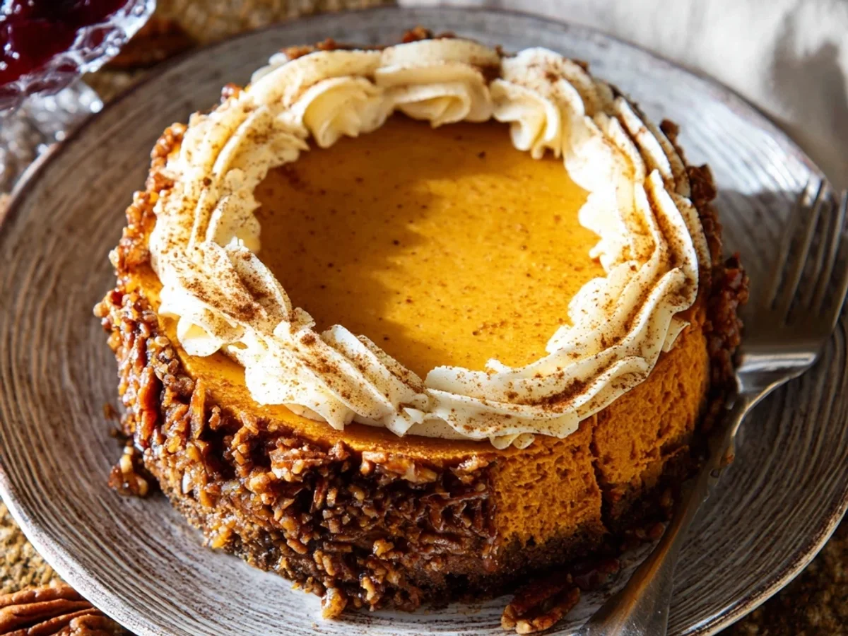 Creamy Delicious Pumpkin Cheesecake Recipe for Fall - Image 2