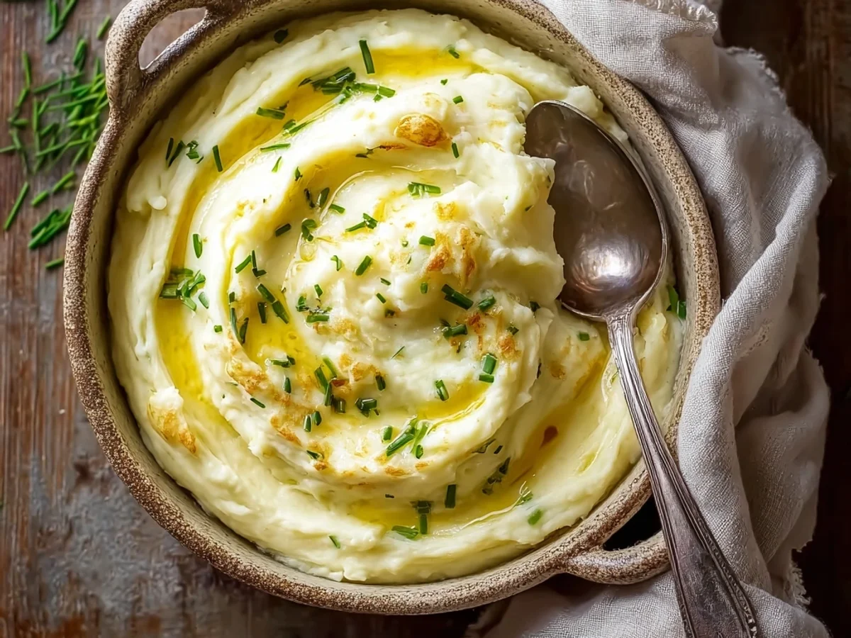 Creamy Garlic Mashed Potatoes: A Rich & Flavorful Side - Image 2