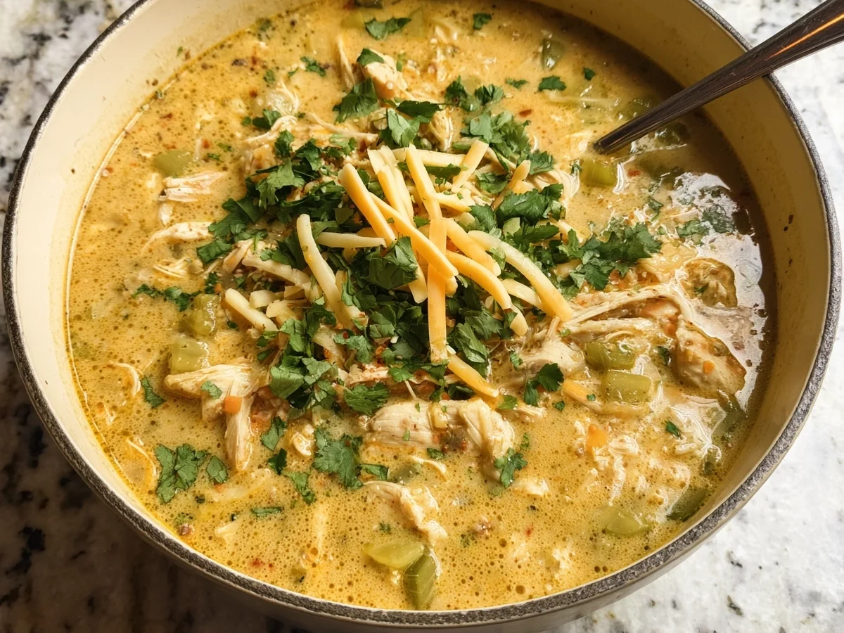 Creamy Green Chicken Enchilada Soup - Image 2