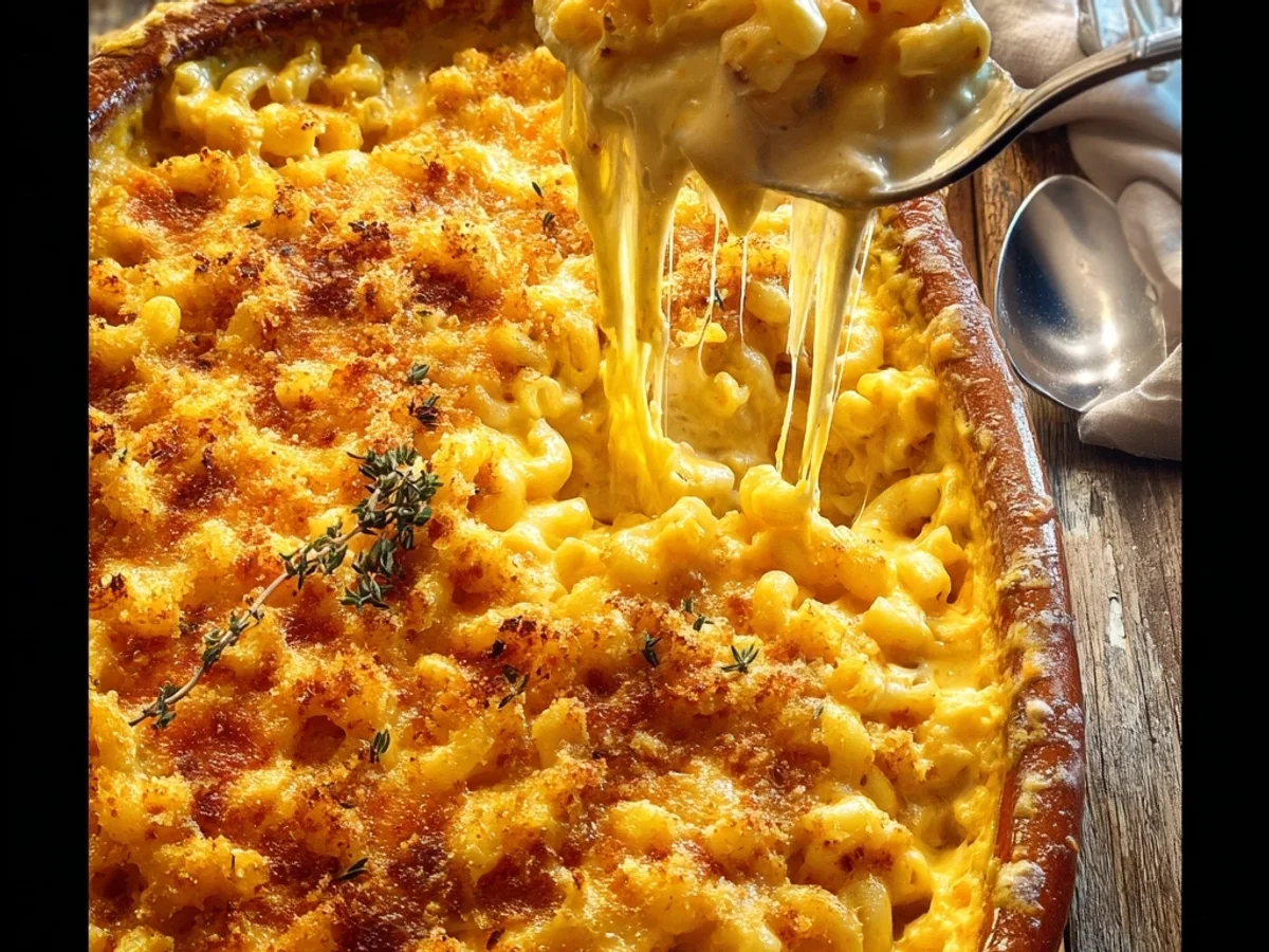 Creamy Homestyle Southern Baked Macaroni and Cheese - Image 2