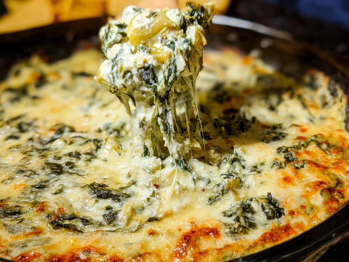 Creamy Hot Spinach Artichoke Dip Recipe - Image 2